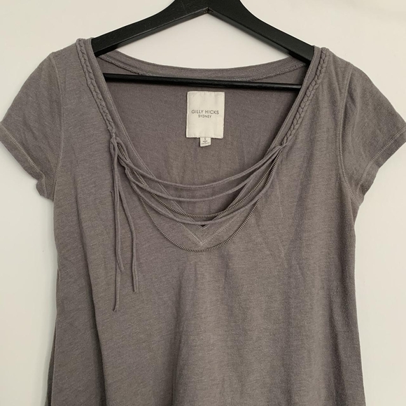 Hollister Charcoal Short Sleeve Top - Picture 2 of 3